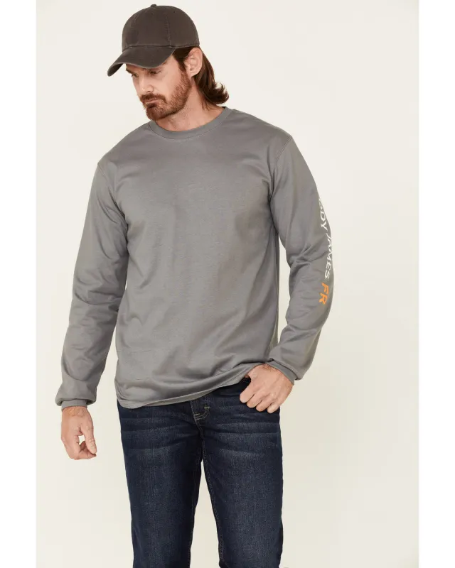 Cody James Men's FR Logo Long Sleeve Work T-Shirt sold by Cody James