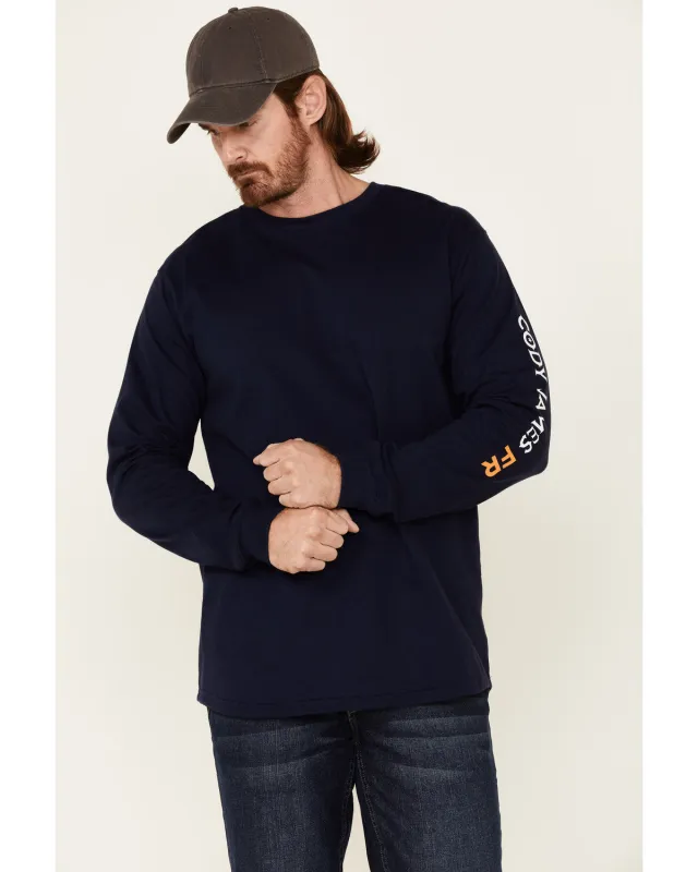 Cody James Men's FR Logo Long Sleeve Work T-Shirt sold by Cody James