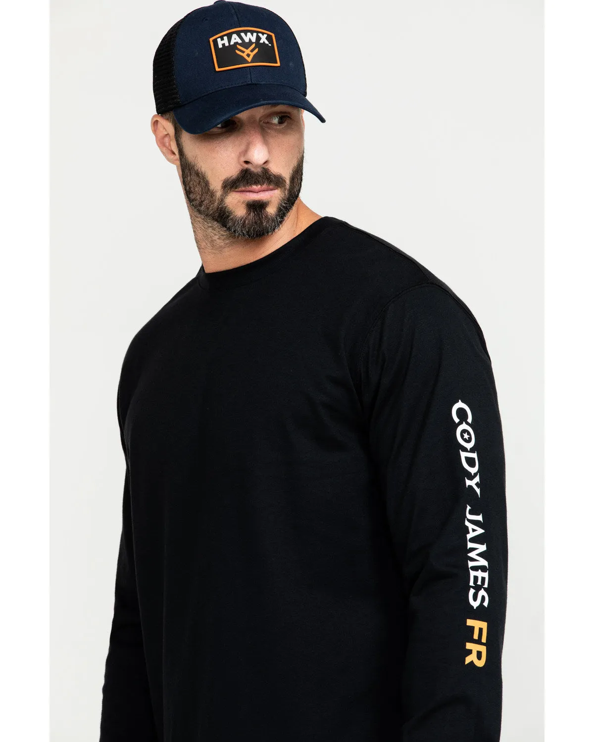 Cody James Men's FR Logo Long Sleeve Work Shirt - Tall sold by Cody James product image thumbnail 5