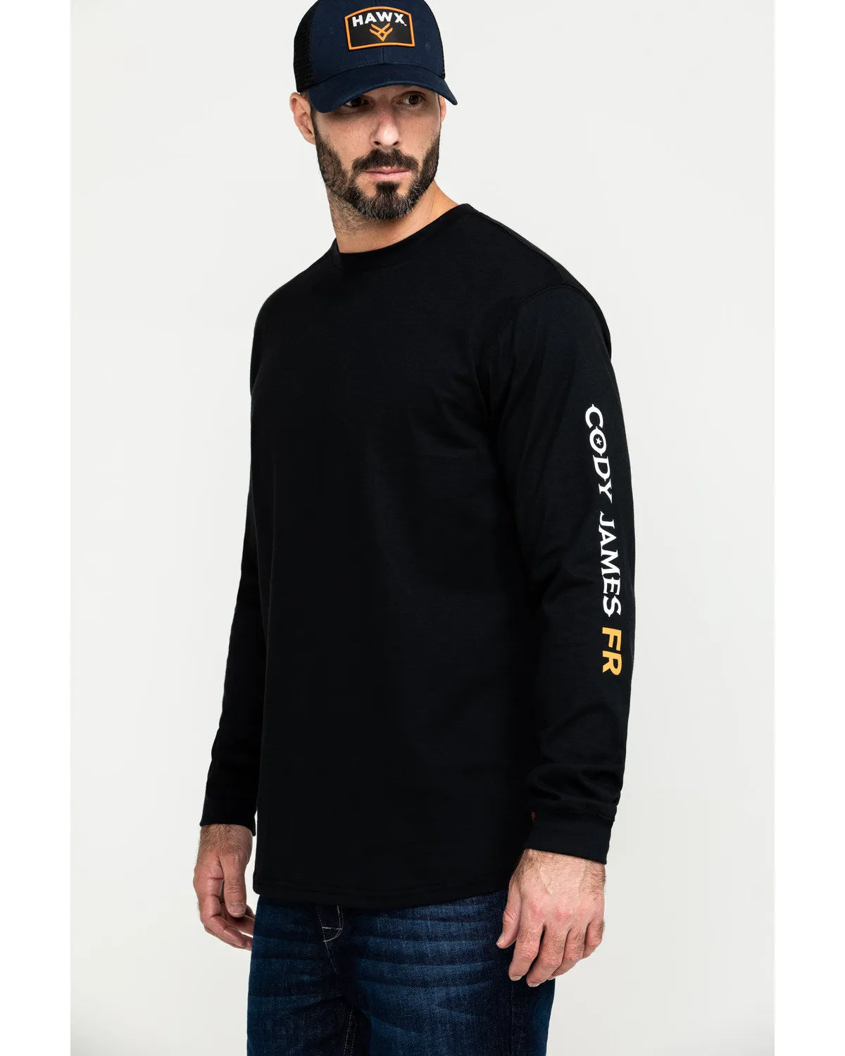 Cody James Men's FR Logo Long Sleeve Work Shirt - Tall sold by Cody James product image thumbnail 3