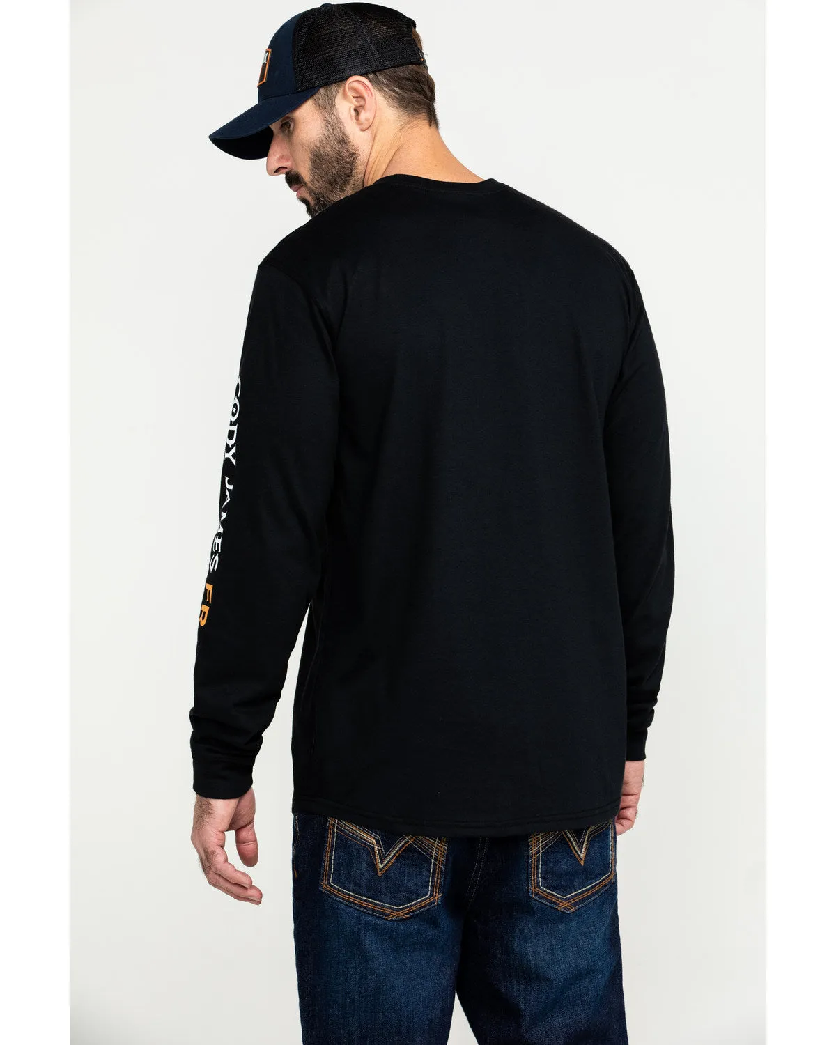 Cody James Men's FR Logo Long Sleeve Work Shirt - Tall sold by Cody James product image thumbnail 2