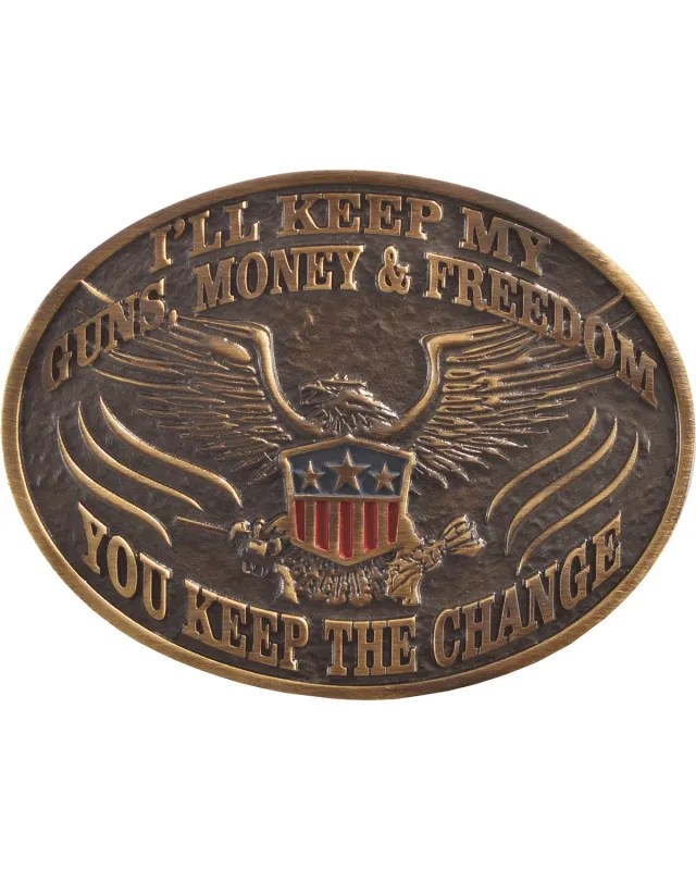 Cody James Men's I'll Keep My Guns Belt Buckle sold by Cody James