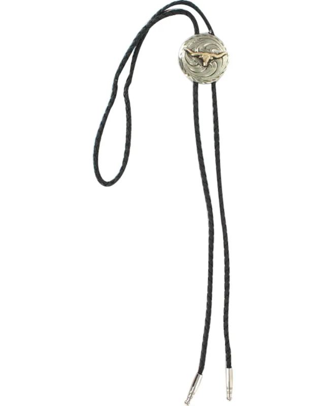Cody James Men's Steer Head Bolo Tie made by Cody James