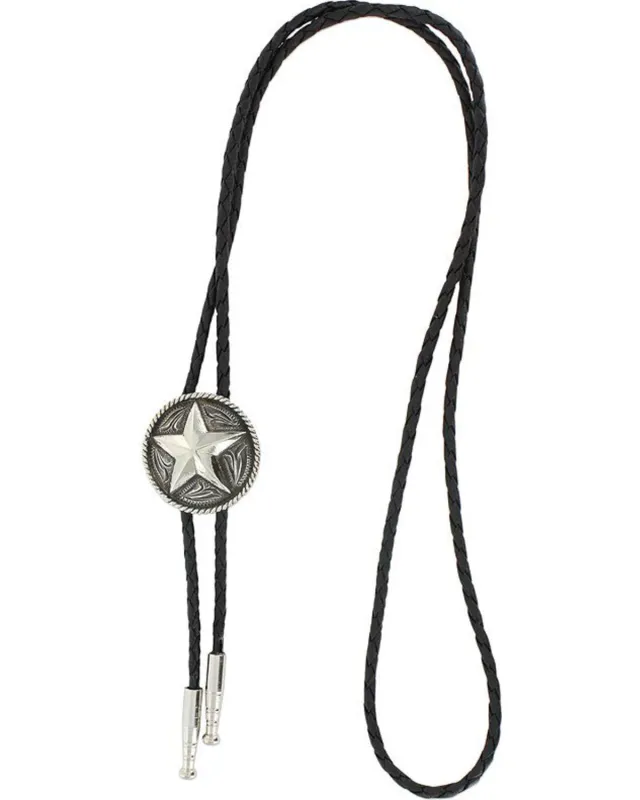 Cody James Men's Sheriff Star Bolo Tie made by Cody James