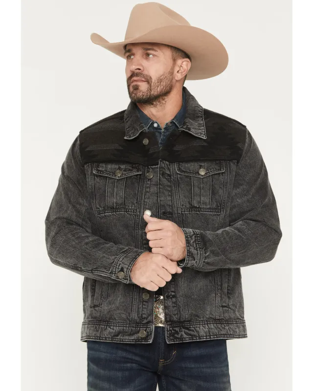 Cody James Men's Blanket Yoke Denim Jacket sold by Cody James