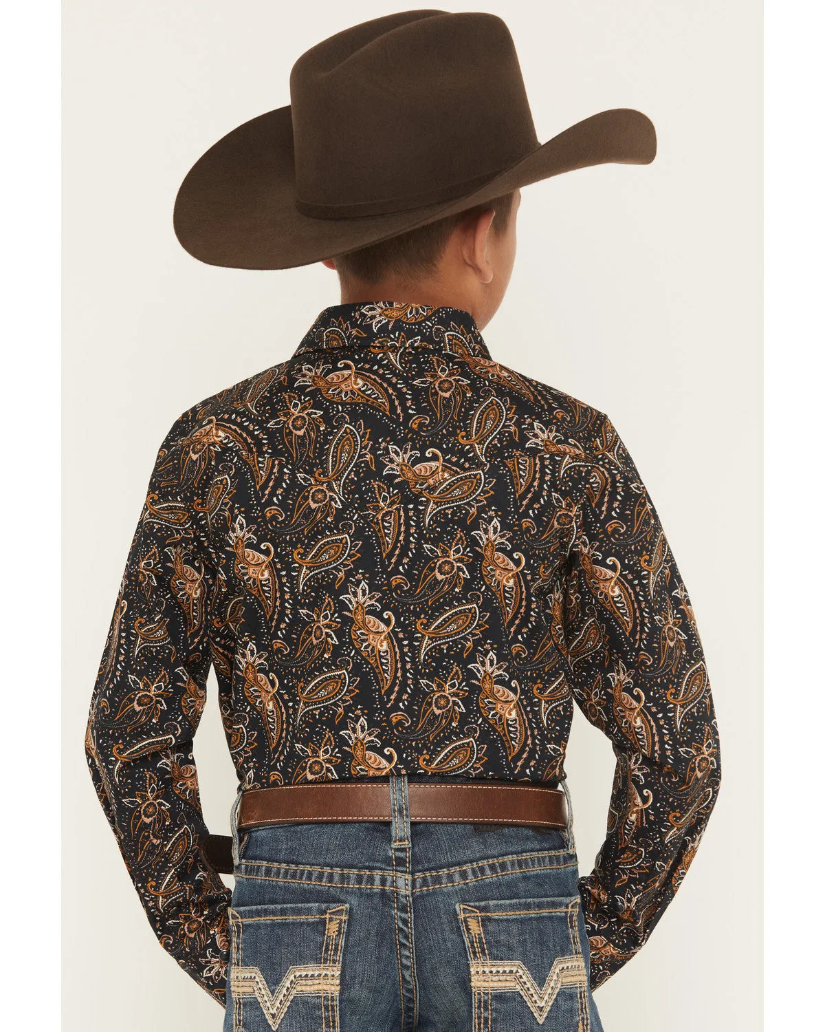 Cody James Men's Canyon Rider Paisley Print Long Sleeve Snap Western Shirt sold by Cody James product image thumbnail 4