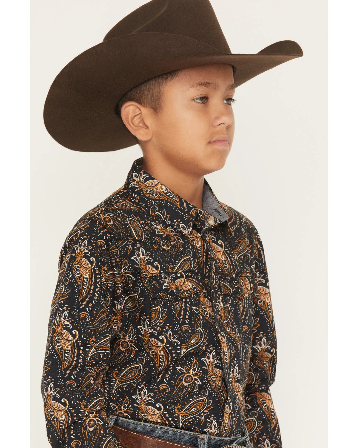 Cody James Men's Canyon Rider Paisley Print Long Sleeve Snap Western Shirt sold by Cody James product image thumbnail 2