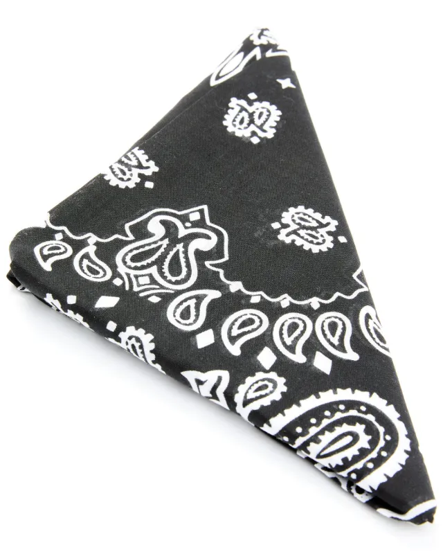 Cody James Men's Black Bandana made by Cody James