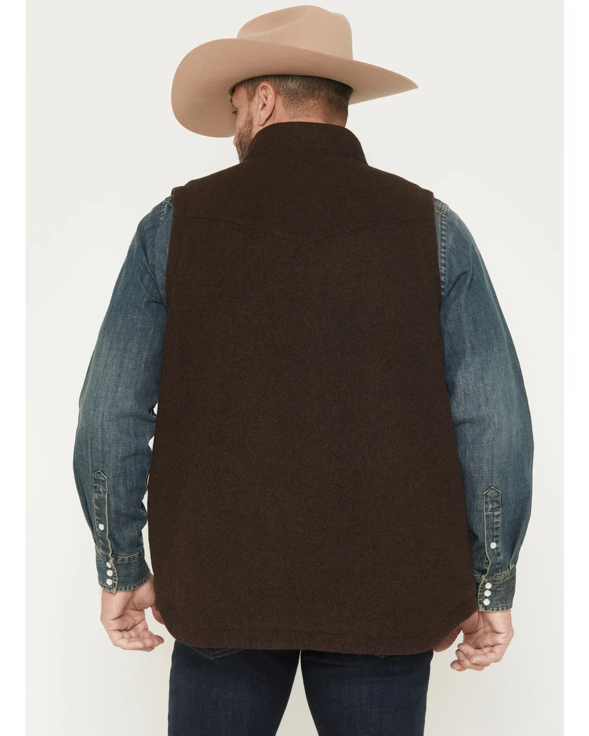 Cody James Men's Miller Sherpa Lined Wool Vest sold by Cody James product image thumbnail 4