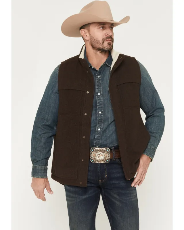 Cody James Men's Miller Sherpa Lined Wool Vest sold by Cody James