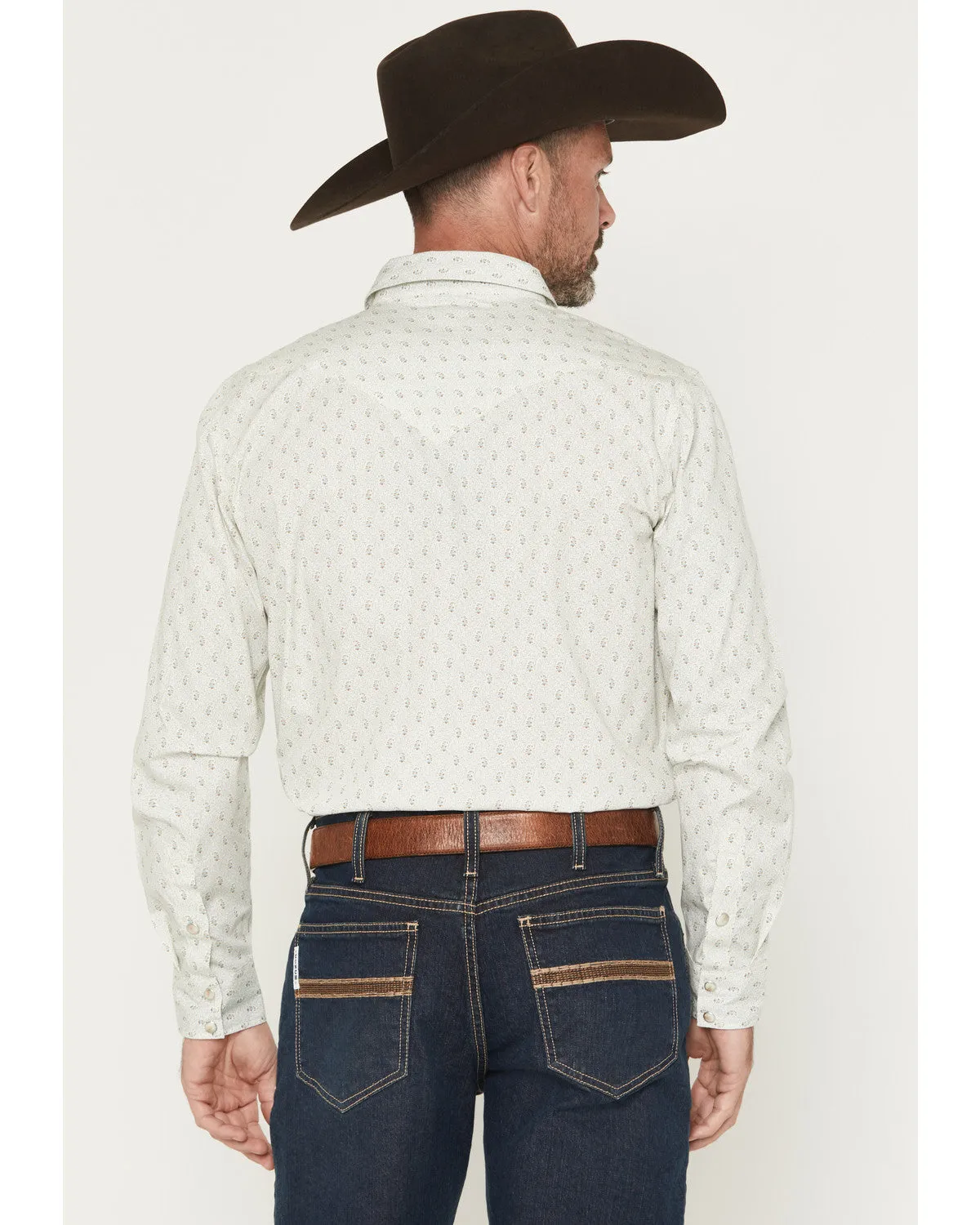 Cody James Men's Rocky Range Paisley Print Long Sleeve Snap Western Shirt - Tall sold by Cody James product image thumbnail 4