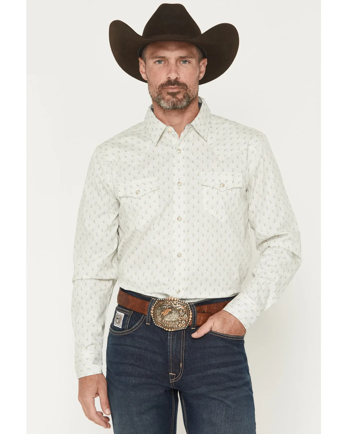 Cody James Men's Rocky Range Paisley Print Long Sleeve Snap Western Shirt sold by Cody James