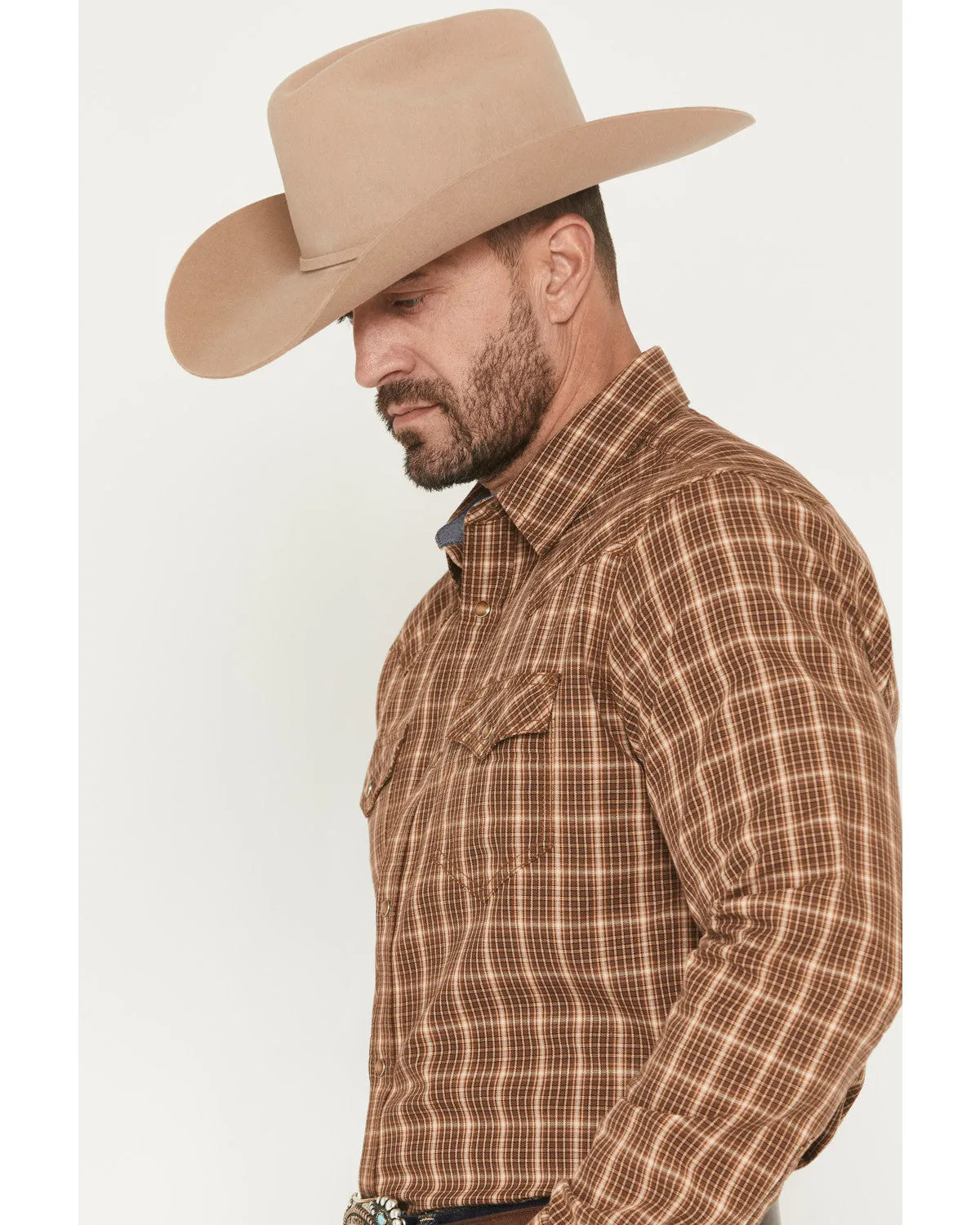 Cody James Men's Iron Oak Ranch Plaid Print Long Sleeve Snap Western Shirt sold by Cody James product image thumbnail 2