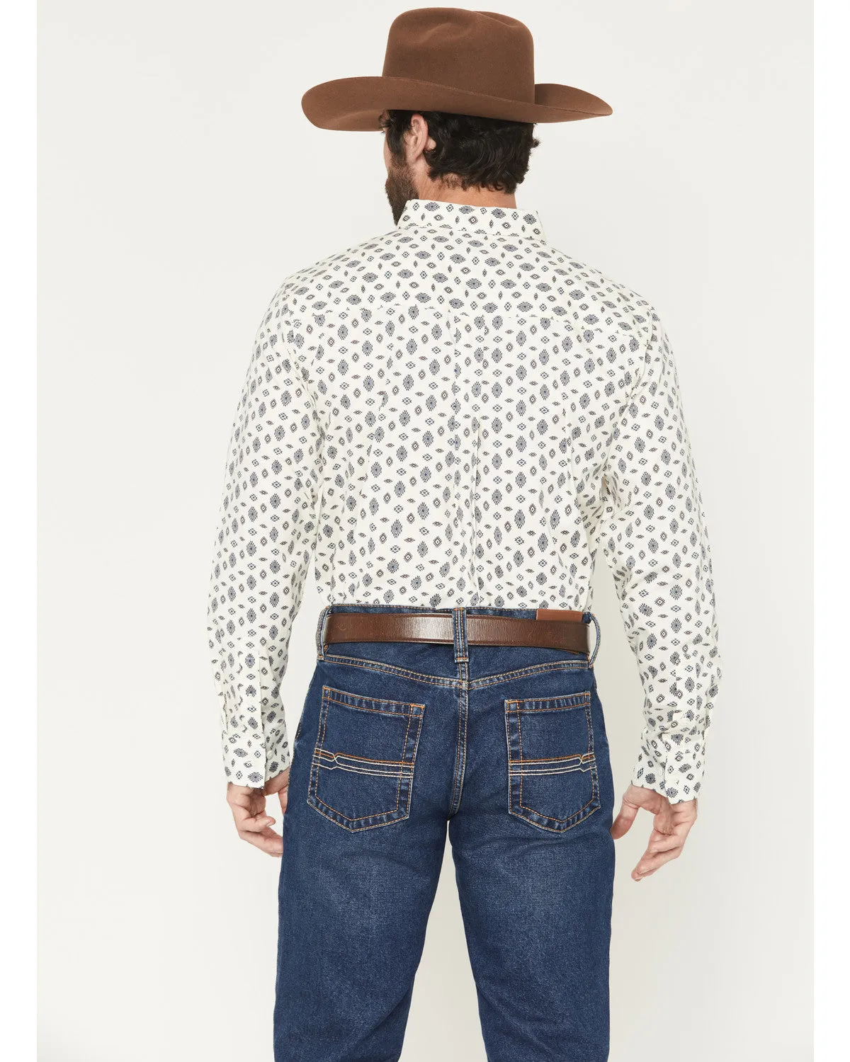 Cody James Men's Horizon View Southwestern Geo Print Long Sleeve Button-Down Stretch Western Shirt sold by Cody James product image thumbnail 4
