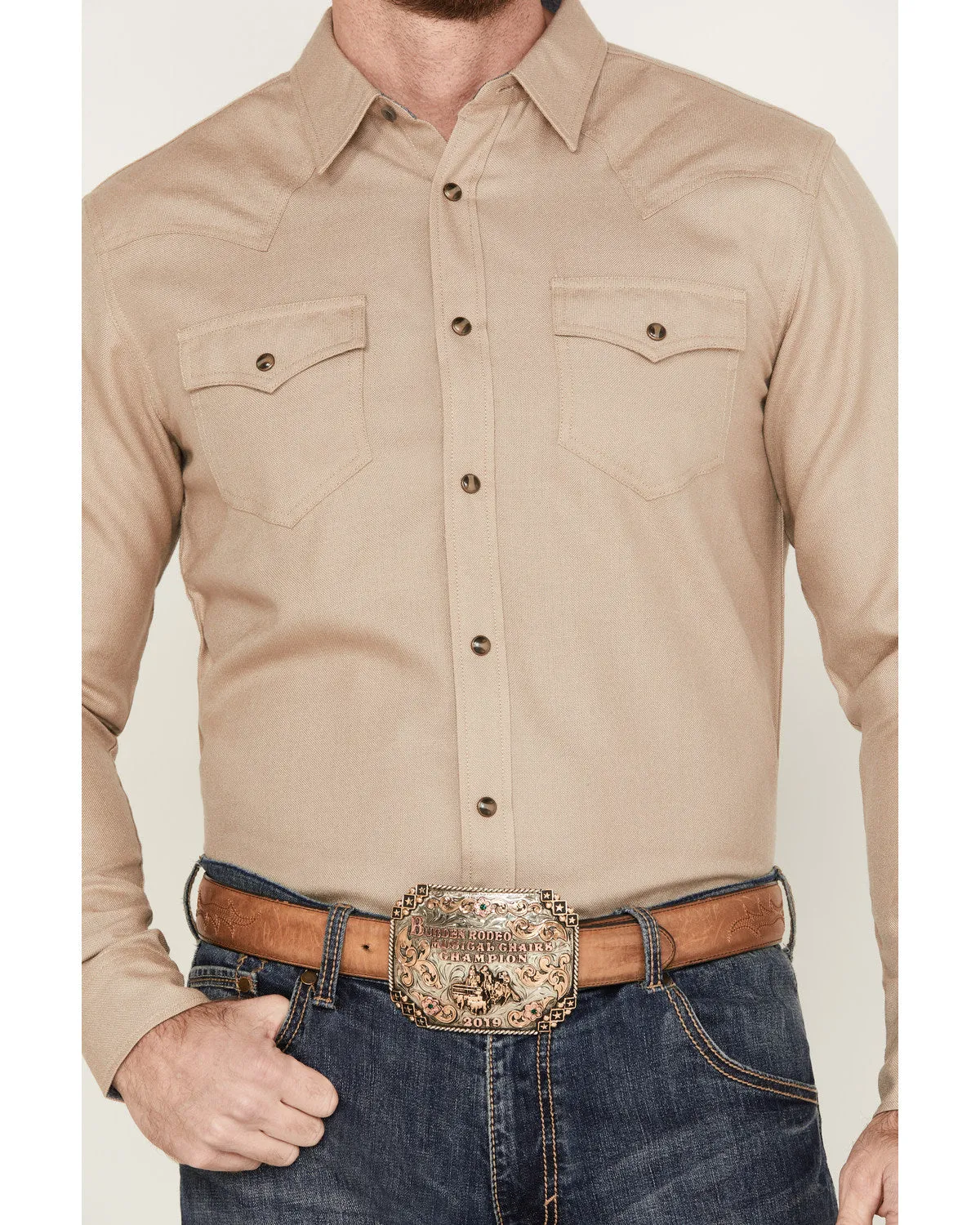 Cody James Men's Wooly Mammoth Western Long Sleeve Shirt sold by Cody James product image thumbnail 3