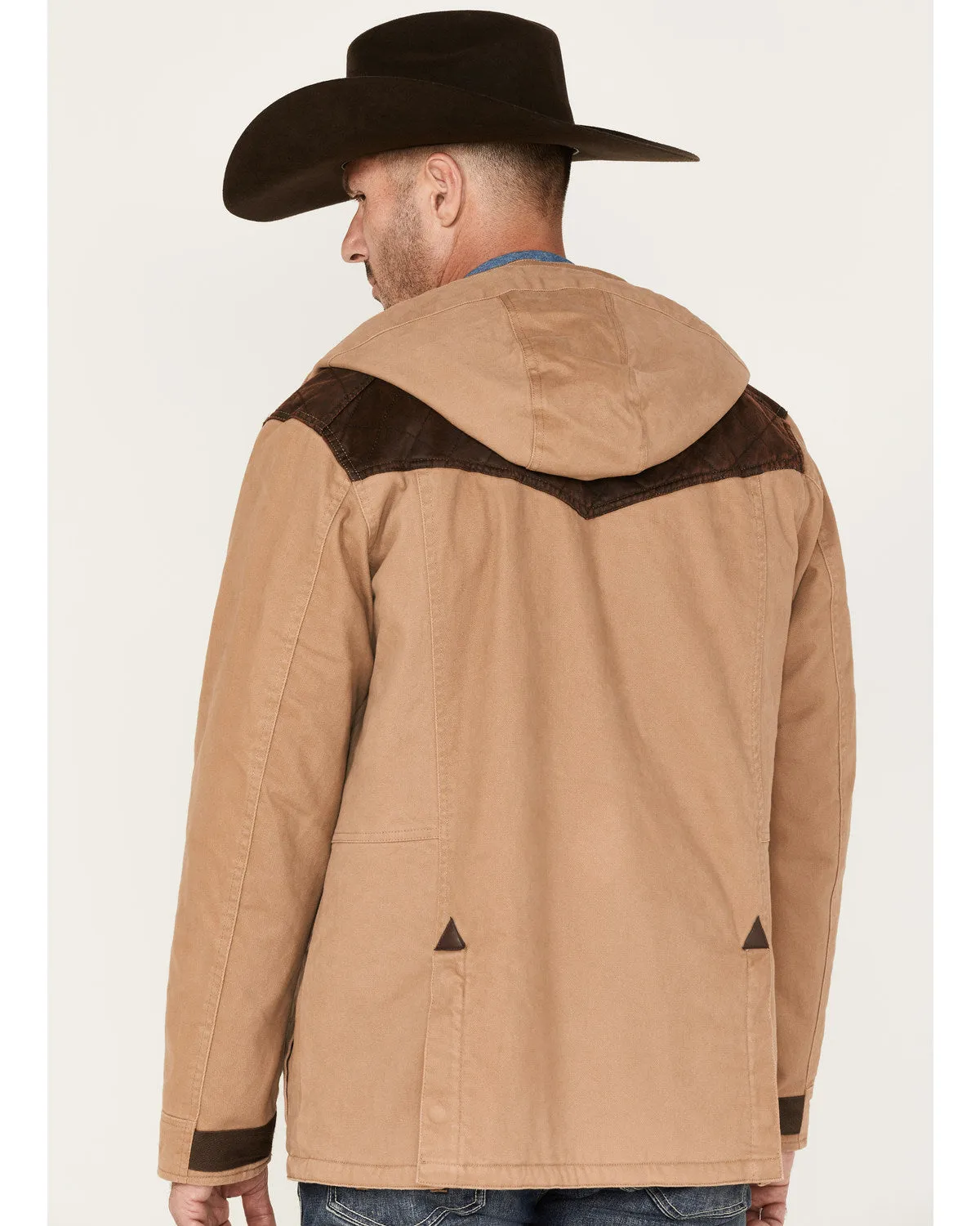 Cody James Men's Olton Utility Canvas Rancher Hooded Jacket sold by Cody James product image thumbnail 4