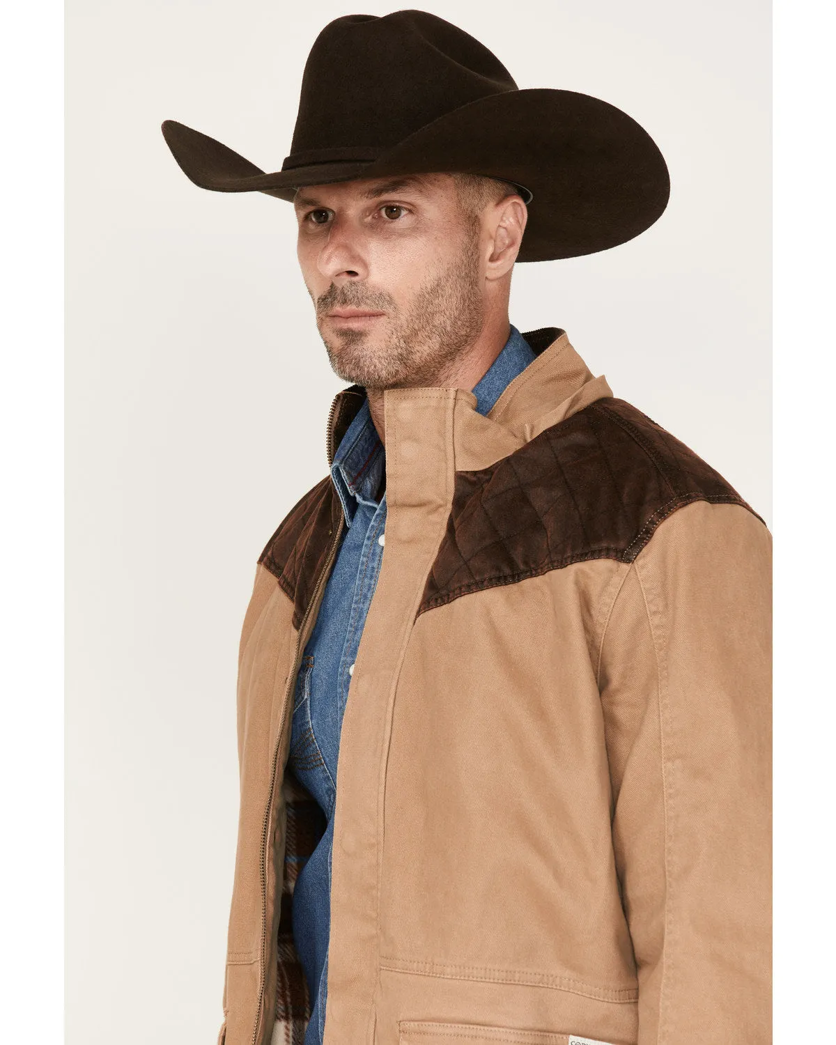 Cody James Men's Olton Utility Canvas Rancher Hooded Jacket sold by Cody James product image thumbnail 2