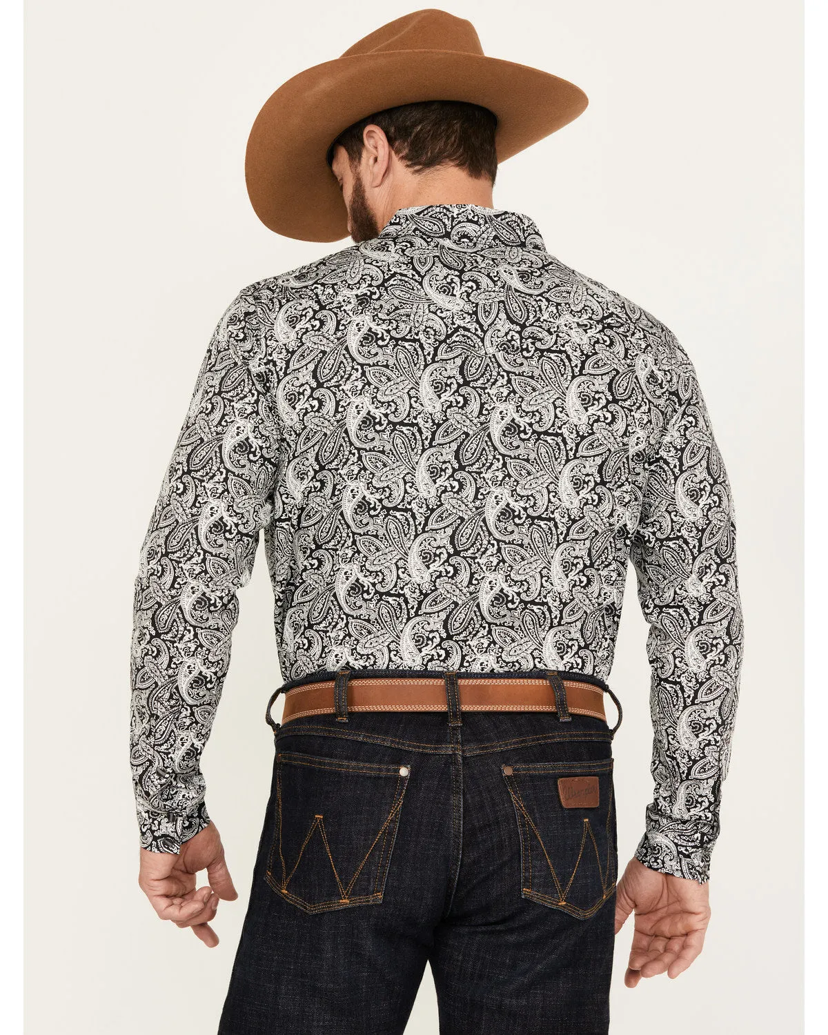 Cody James Men's Mamba Paisley Print Long Sleeve Western Snap Shirt sold by Cody James product image thumbnail 4