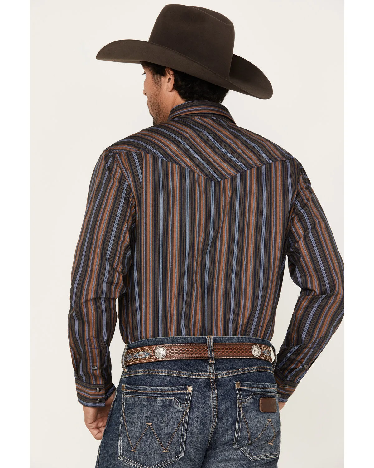 Cody James Men's Finals Day Striped Long Sleeve Western Snap Shirt sold by Cody James product image thumbnail 4