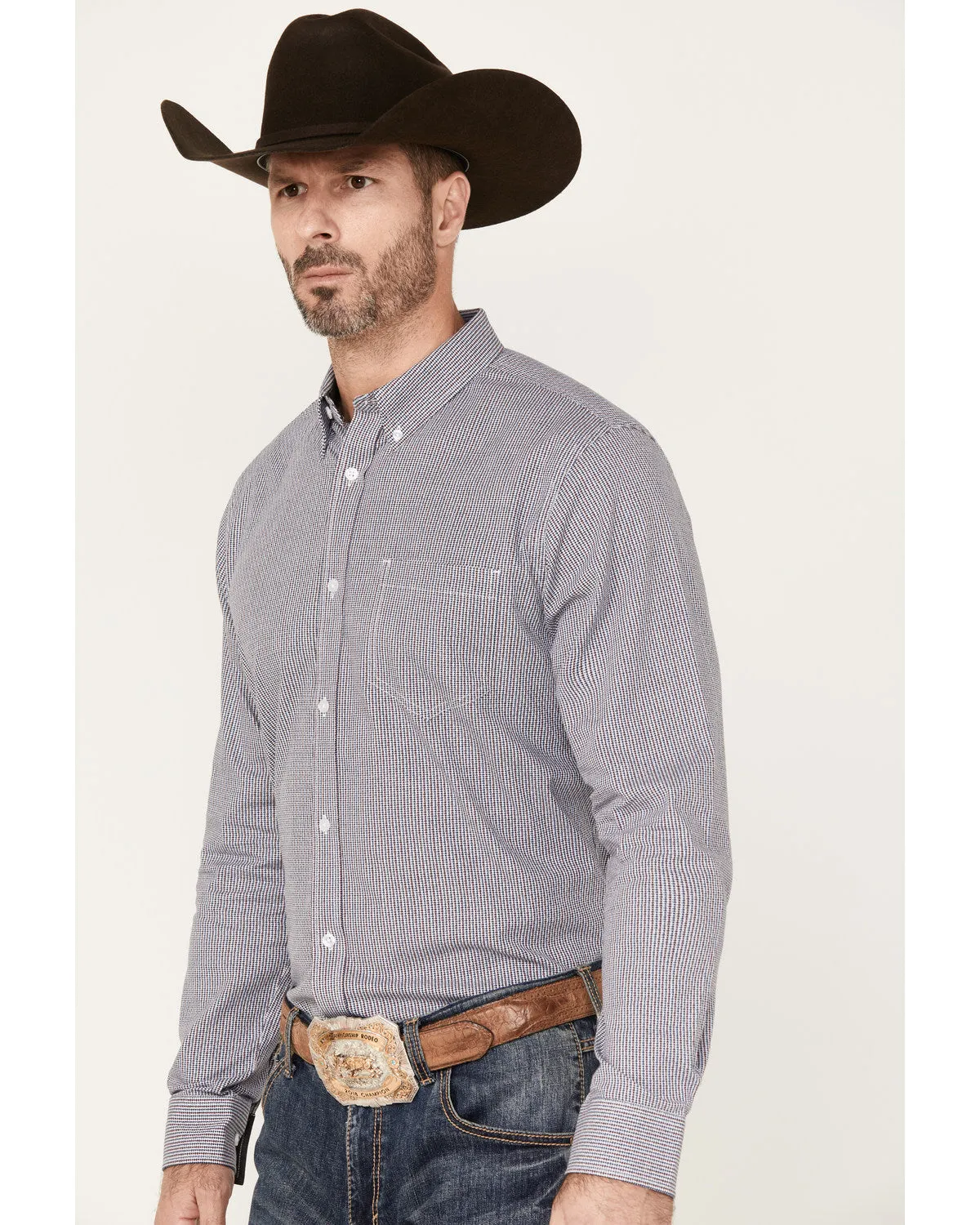 Cody James Men's Toby Long Sleeve Button-Down Stretch Western Shirt sold by Cody James product image thumbnail 2