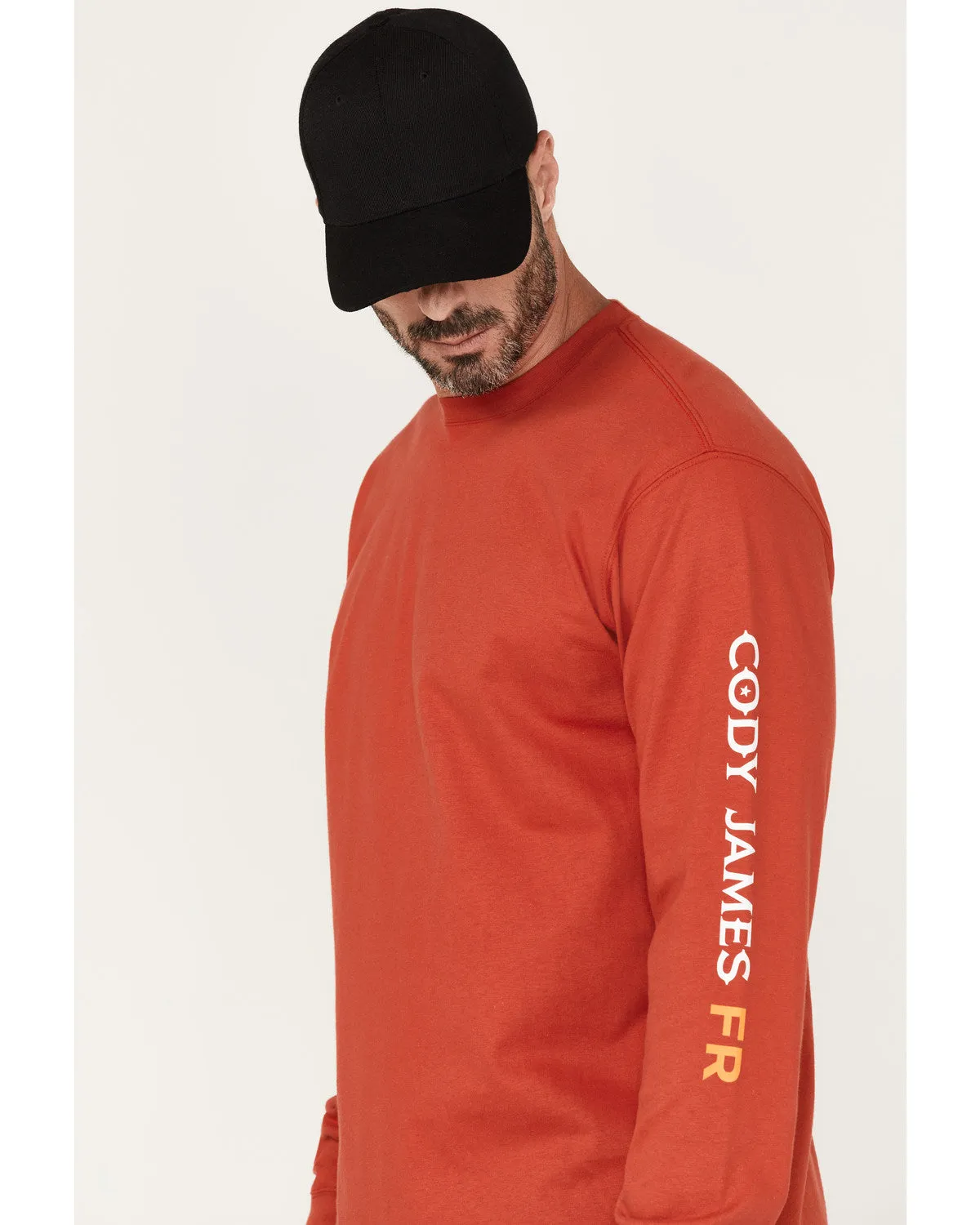 Cody James Men's FR Logo Long Sleeve Work T-Shirt sold by Cody James product image thumbnail 2