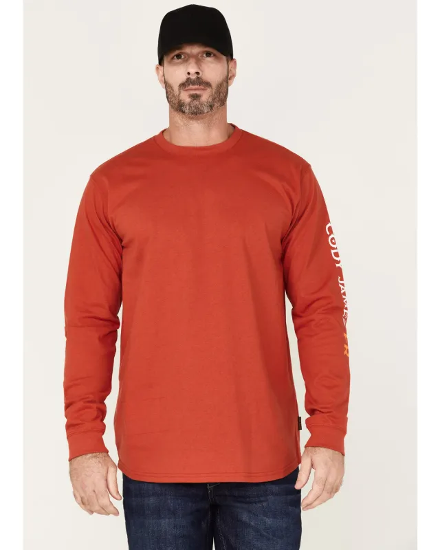 Cody James Men's FR Logo Long Sleeve Work T-Shirt sold by Cody James