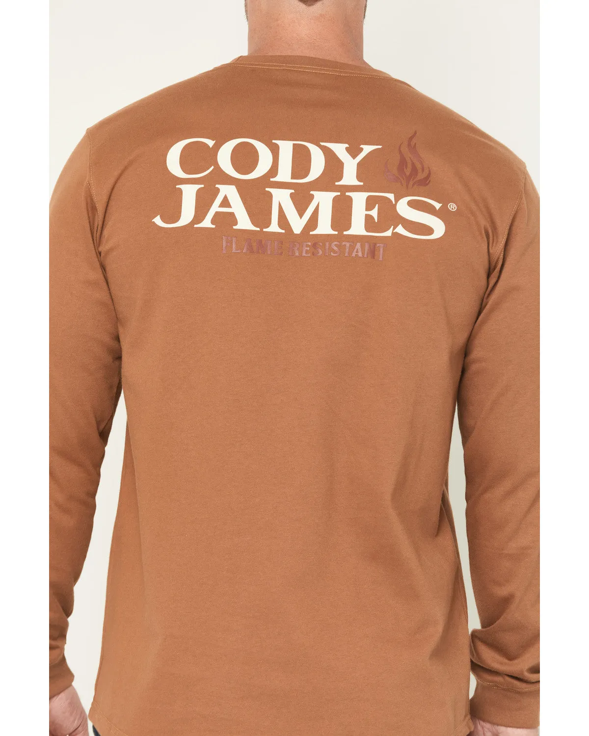 Cody James Men's FR Logo Long Sleeve Graphic Work T-Shirt sold by Cody James product image thumbnail 4