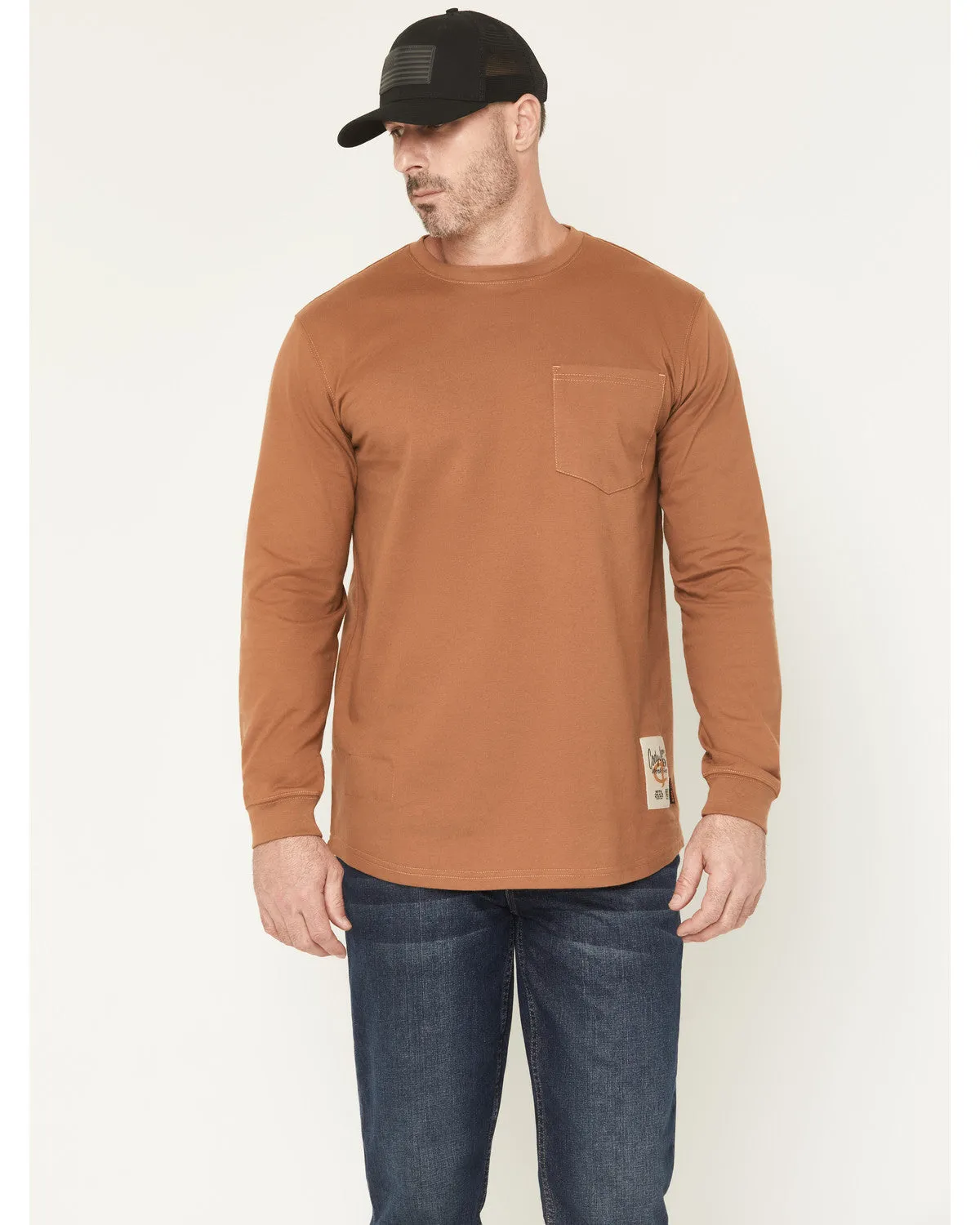 Cody James Men's FR Logo Long Sleeve Graphic Work T-Shirt sold by Cody James product image thumbnail 2