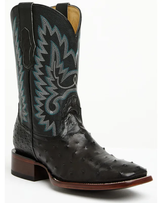 Cody James Men's Buzzard Exotic Ostrich Western Boots - Broad Square Toe sold by Cody James