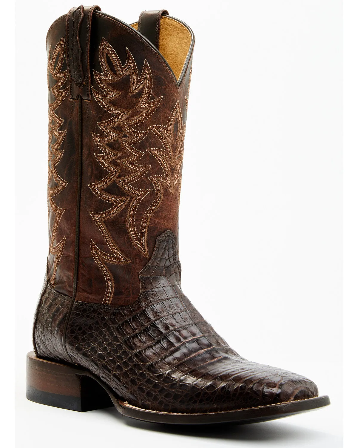Cody James Men's Exotic Caiman Belly Western Boots - Broad Square Toe sold by Cody James