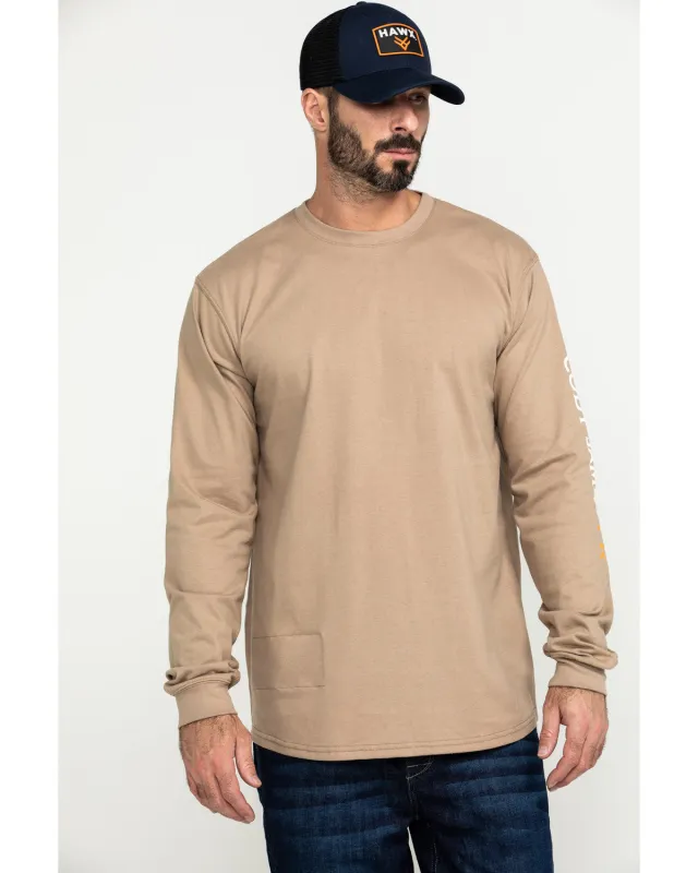 Cody James Men's FR Logo Long Sleeve Work T-Shirt - Tall sold by Cody James