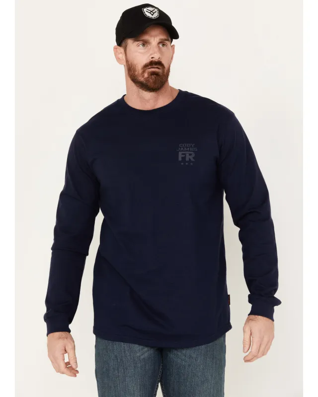 Cody James Men's FR Vintage Graphic Long Sleeve Work Shirt sold by Cody James