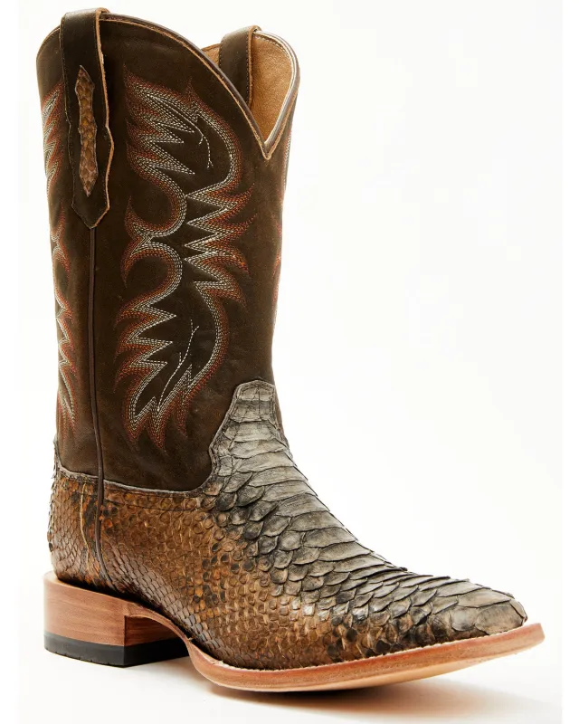 Cody James Men's Python Exotic Western Boots - Broad Square Toe sold by Cody James