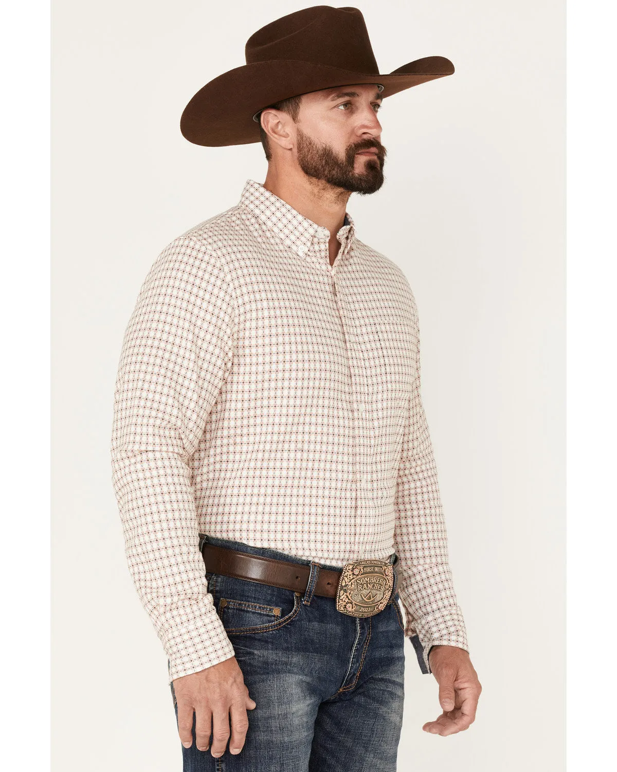 Cody James Men's Getaway Check Button-Down Western Shirt sold by Cody James product image thumbnail 2