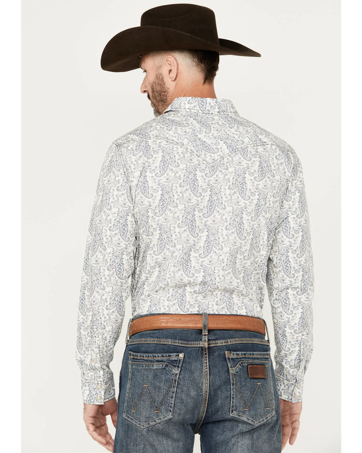 Cody James Men's Dagget Paisley Print Long Sleeve Snap Western Shirt sold by Cody James product image thumbnail 4