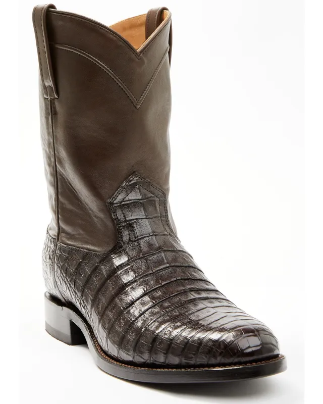 Cody James Black 1978® Men's Carmen Exotic Caiman Belly Roper Boots - Round Toe sold by Cody James