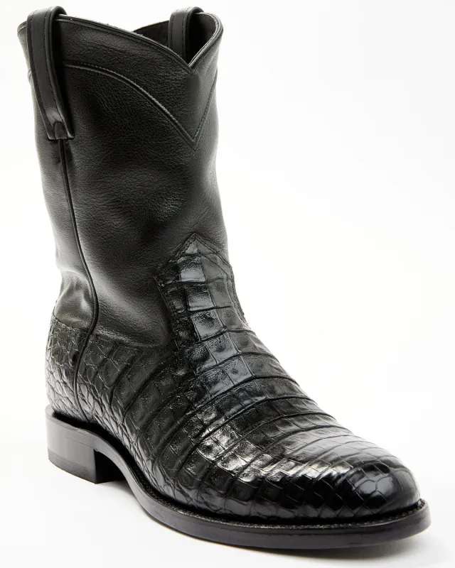 Cody James Black 1978® Men's Carmen Exotic Caiman Belly Roper Boots - Round Toe sold by Cody James