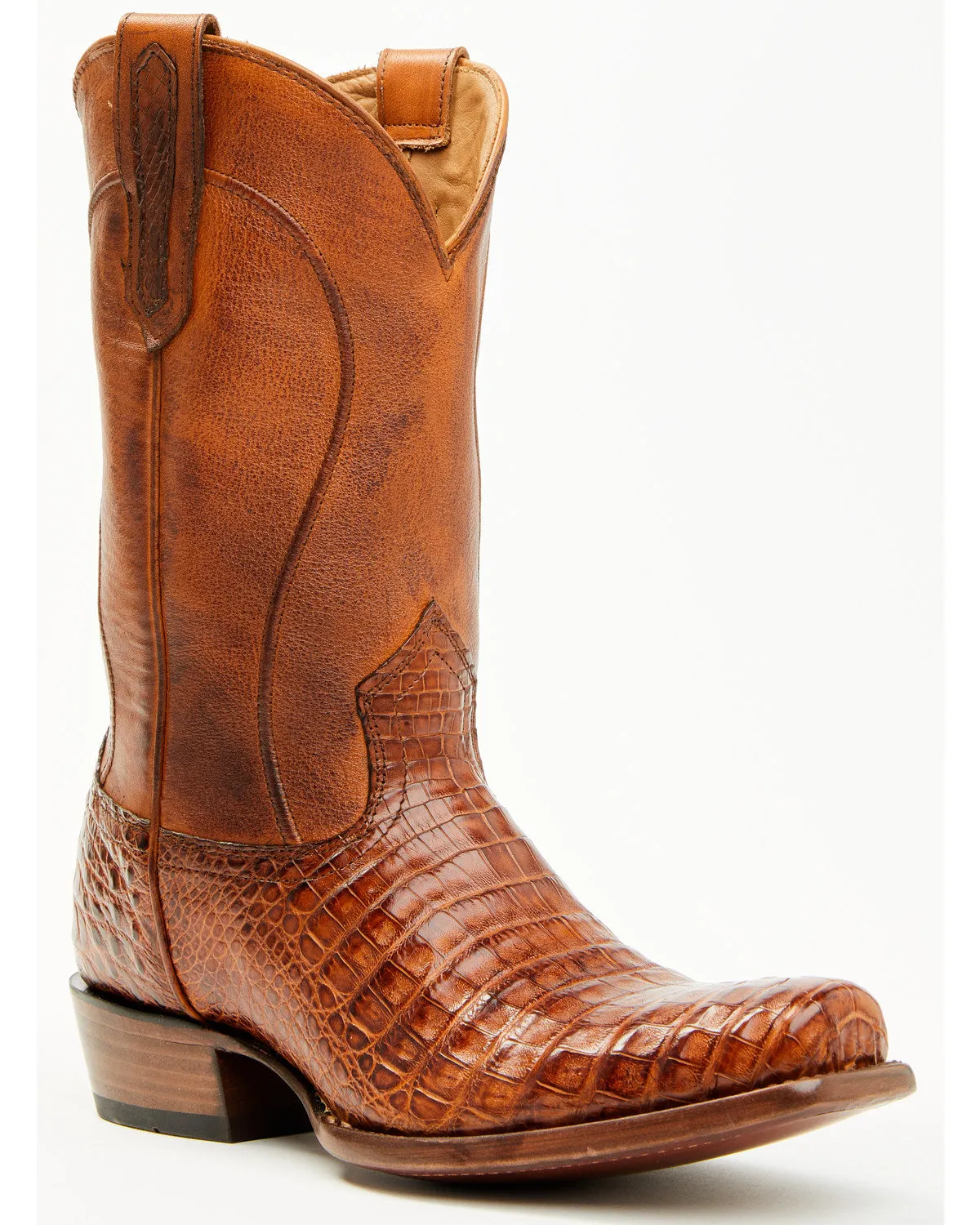 Cody James Black 1978® Men's Mason Exotic Caiman Belly Western Boots - Square Toe sold by Cody James