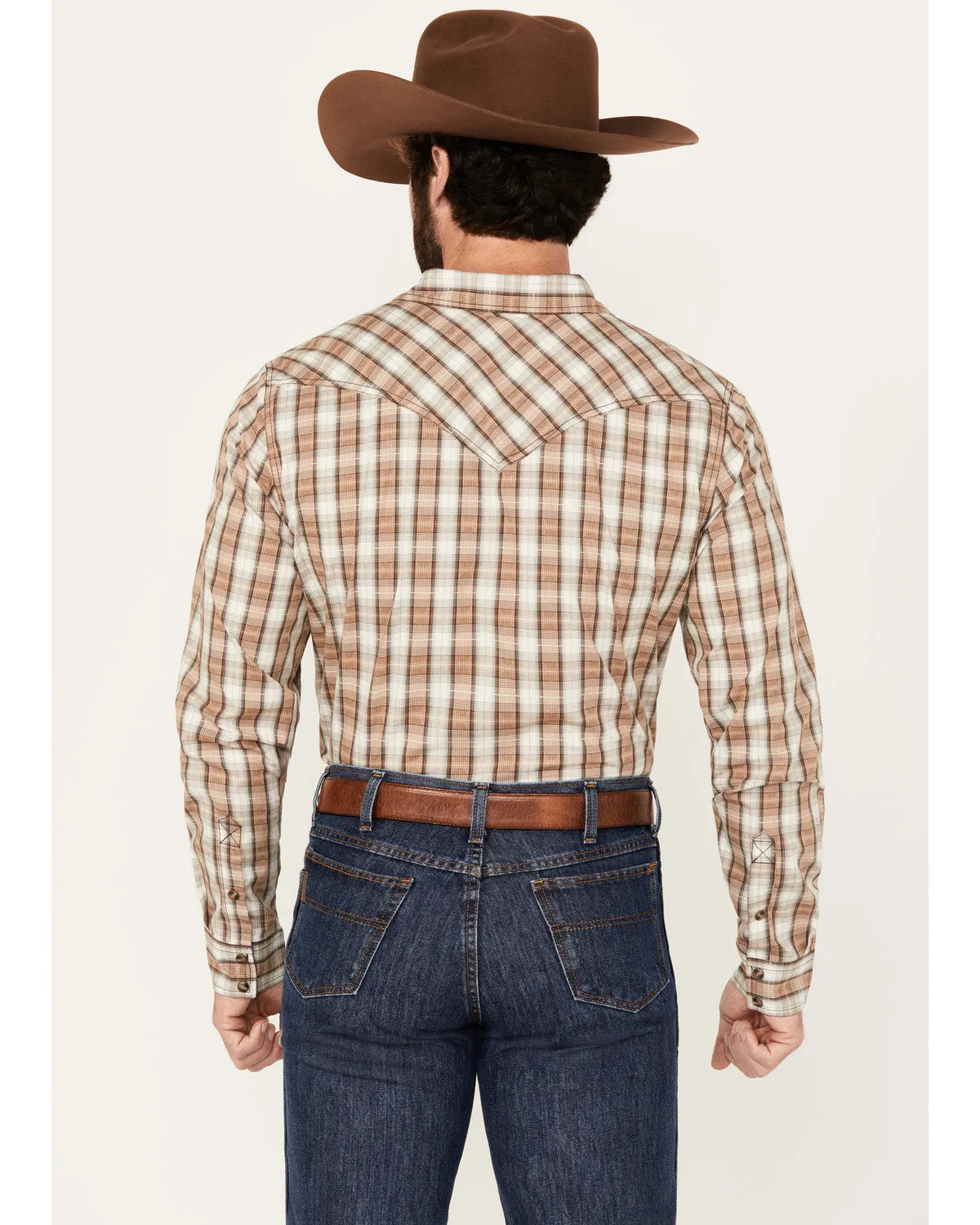 Cody James Men's Buck Off Plaid Print Long Sleeve Snap Western Shirt sold by Cody James product image thumbnail 4