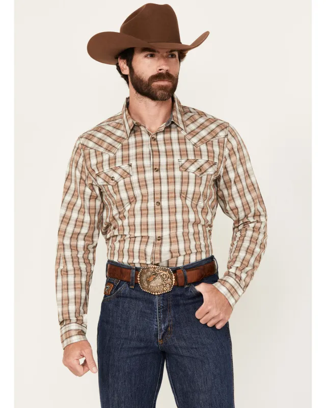 Cody James Men's Buck Off Plaid Print Long Sleeve Snap Western Shirt sold by Cody James
