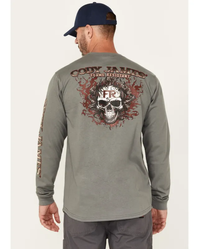 Cody James Men's FR Pyro Long Sleeve Graphic T-Shirt sold by Cody James