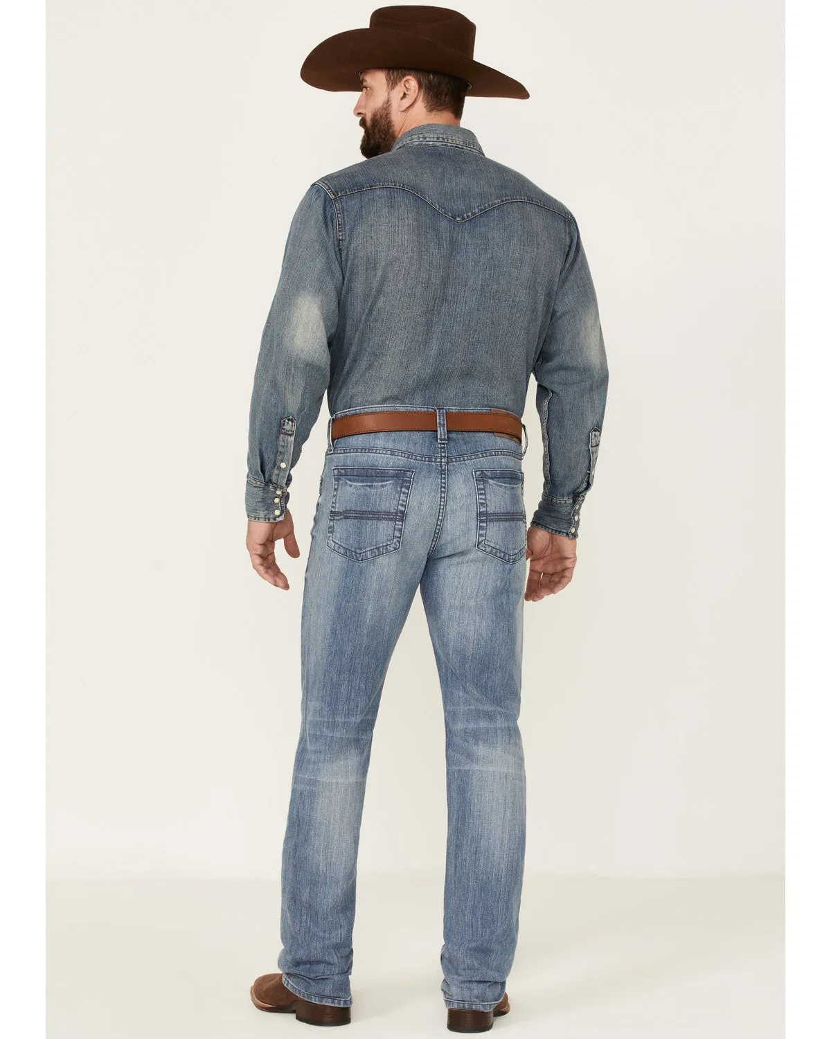 Cody James Men's Buckskin Wash Jackson Slim Straight Stretch Denim Jeans - Tall sold by Cody James product image thumbnail 3