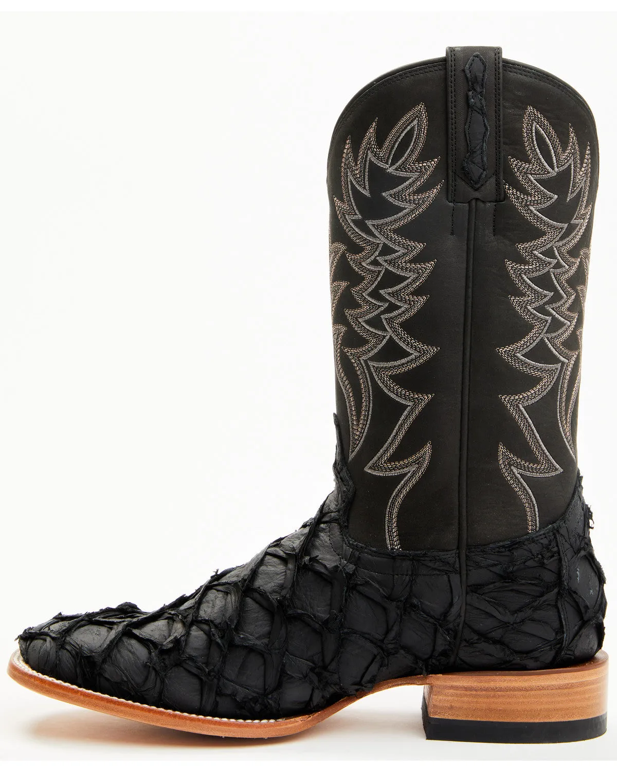 Cody James Men's Exotic Pirarucu Western Boots - Broad Square Toe sold by Cody James product image thumbnail 3