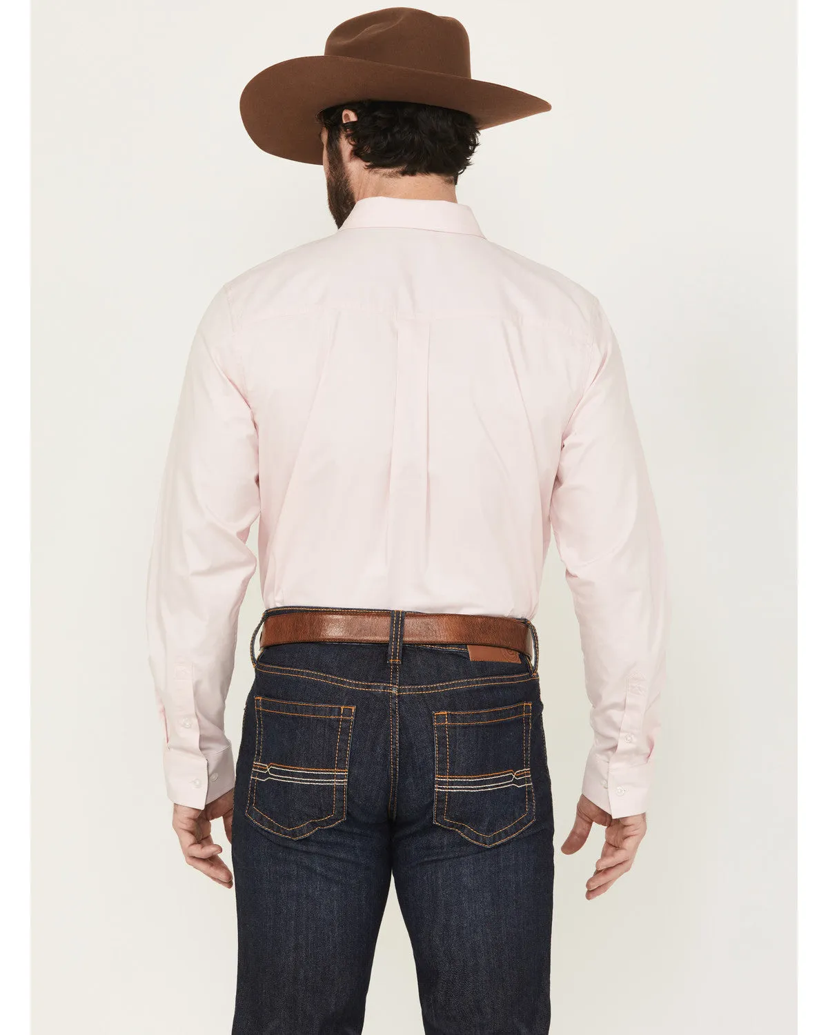 Cody James Men's Performance Twill Solid Long Sleeve Button-Down Stretch Western Shirt sold by Cody James product image thumbnail 4