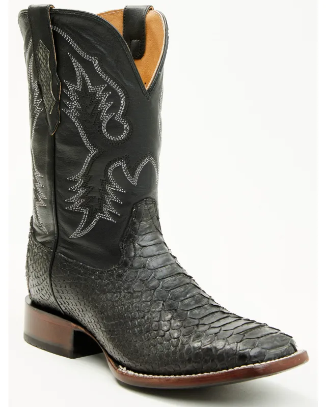 Cody James Men's Exotic Python Western Boots - Broad Square Toe sold by Cody James