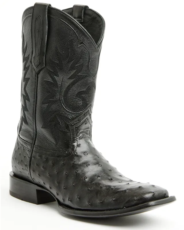 Cody James Black 1978® Men's The Hayward Exotic Ostrich Western Boots - Broad Square Toe sold by Cody James