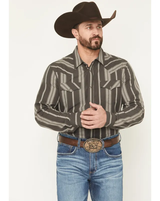 Cody James Men's Harpeth Striped Long Sleeve Snap Western Shirt sold by Cody James