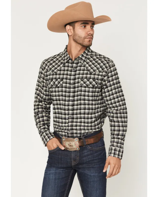 Cody James Men's Ozark Highlands Plaid Print Long Sleeve Snap Flannel Shirt made by Cody James