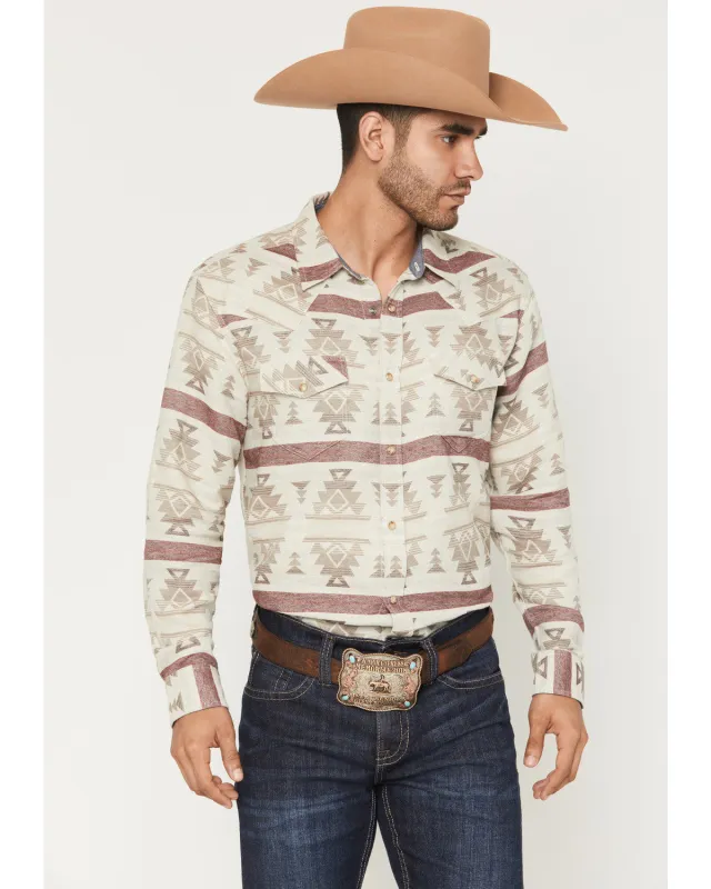 Cody James Men's Sierra Nevada Southwestern Print Long Sleeve Snap Western Shirt sold by Cody James
