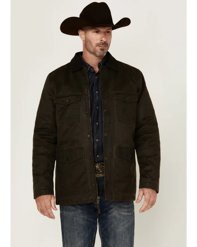 Cody James Men's Road Dust Washed Oil Skin Long Jacket - Tall sold by Cody James